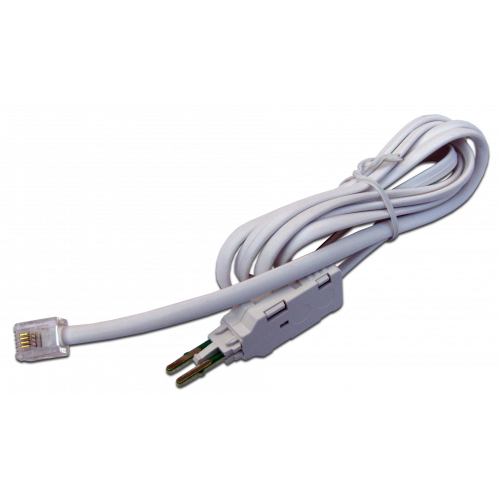 Соединительный шнур для плинтов, 4-х полюсный LSA/RJ12, 1.5м